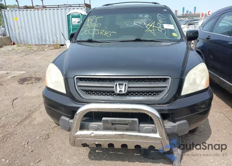 2005 Honda Pilot Ex-L from USA, damaged, VIN 2HKYF18515H509497